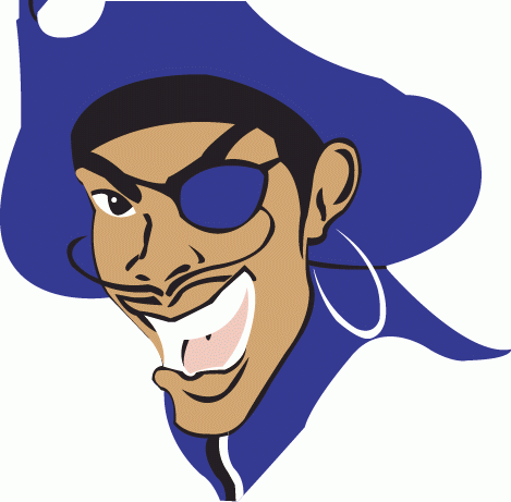 Hampton Pirates 1997-2001 Primary Logo t shirts iron on transfers